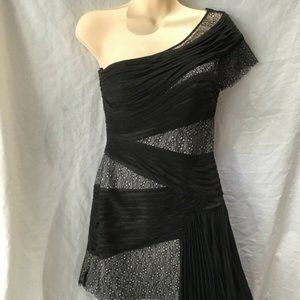 BCBG Maxi Zria Runway Off Shoulder Maxi Dress